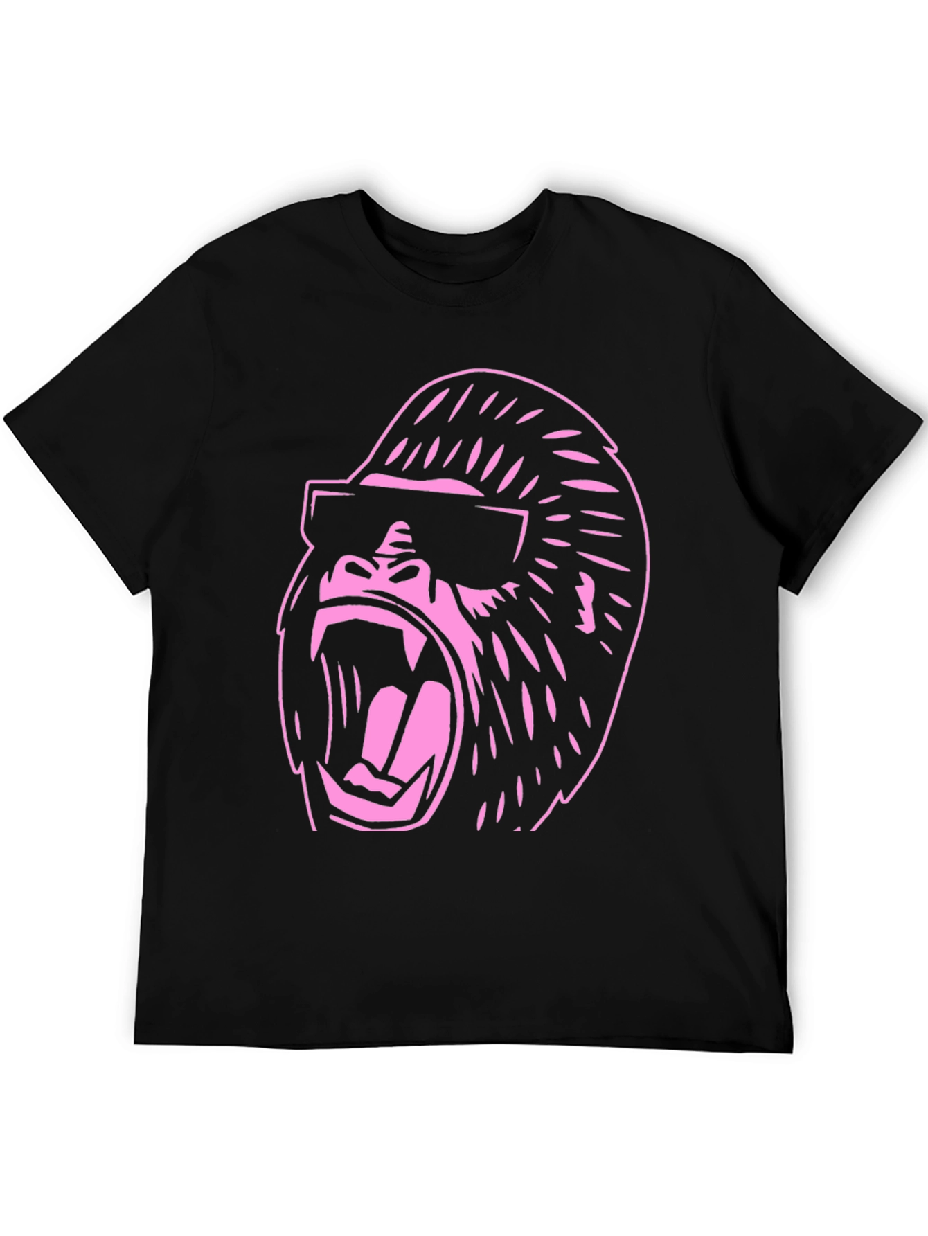 Cool Gorilla Graphic T-Shirt - Black