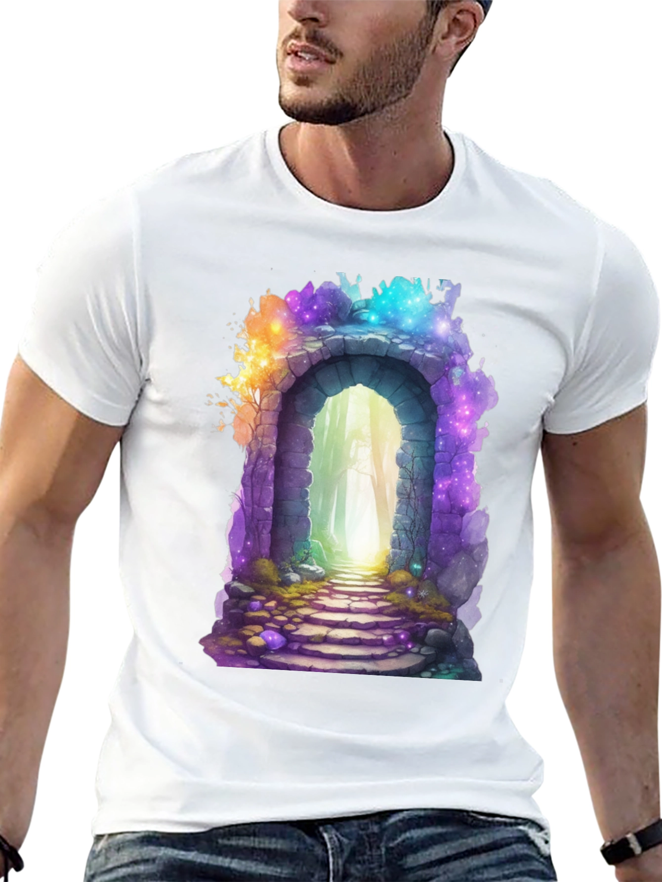 Magical Portal T-Shirt - Fantasy Graphic Tee