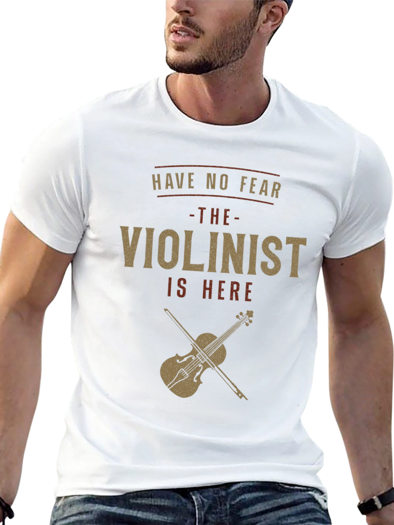 Violinist Graphic Tee - Have No Fear!