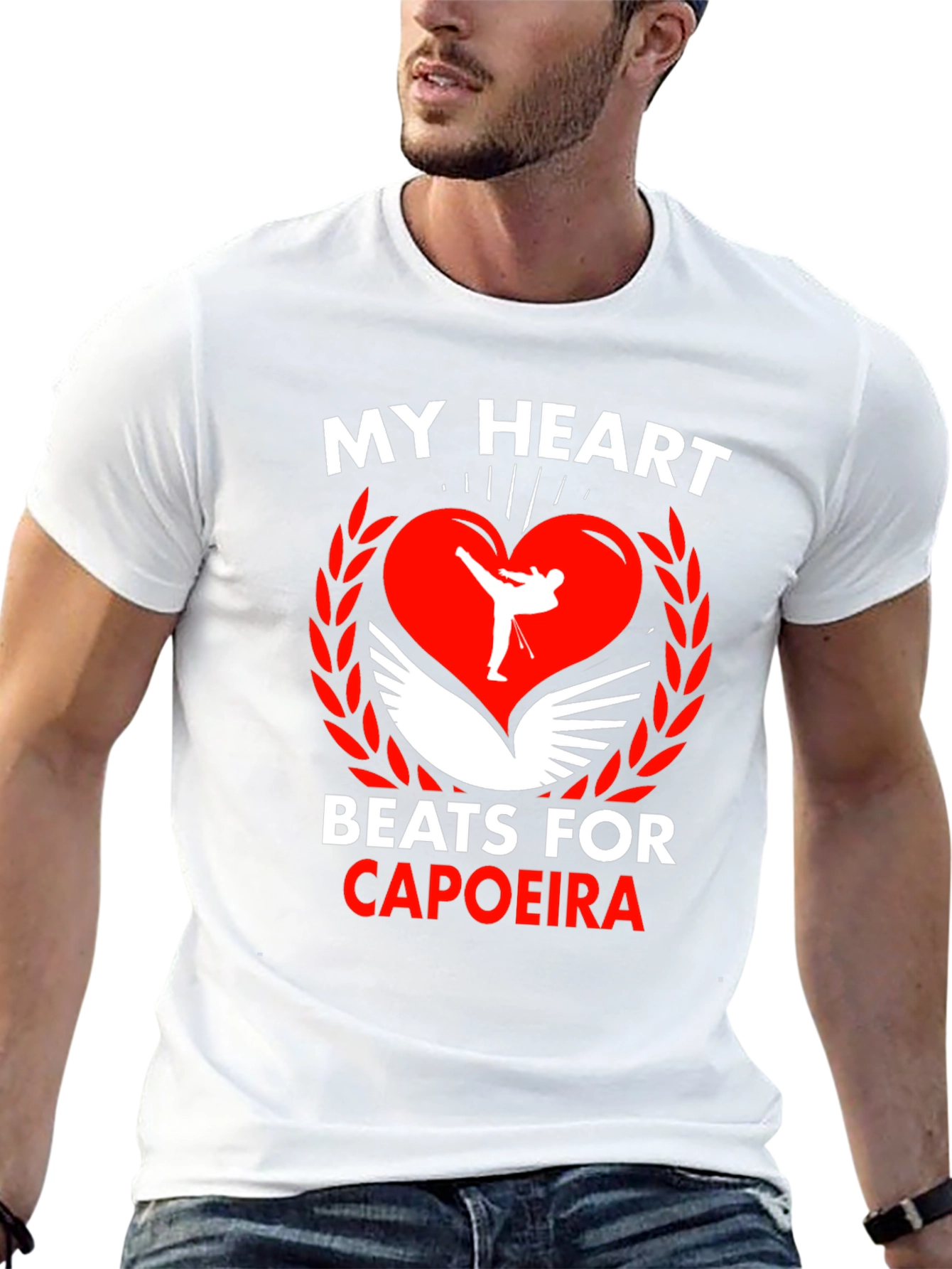 Capoeira Heartbeat T-Shirt - Martial Arts Tee