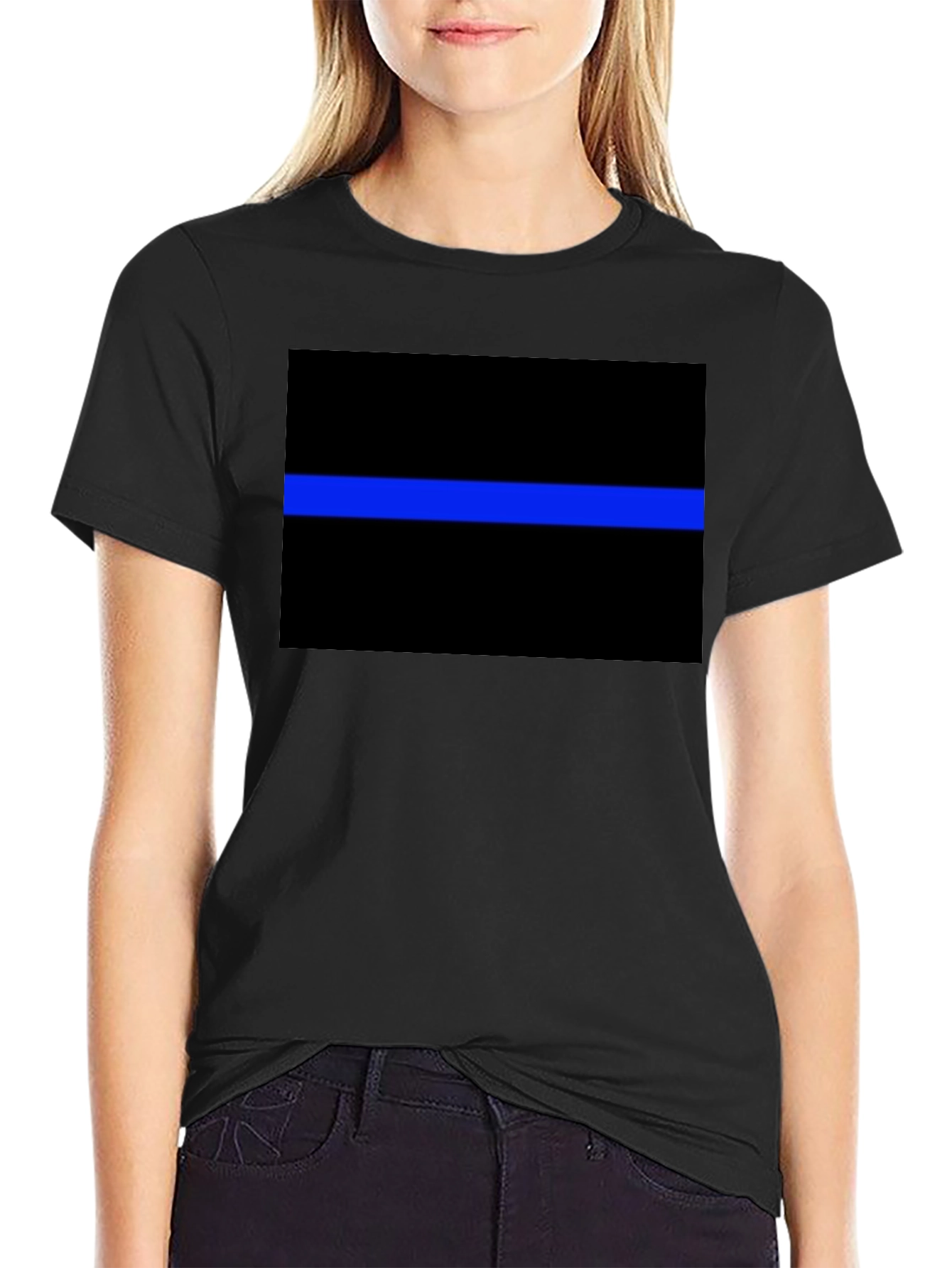 Thin Blue Line Graphic T-Shirt