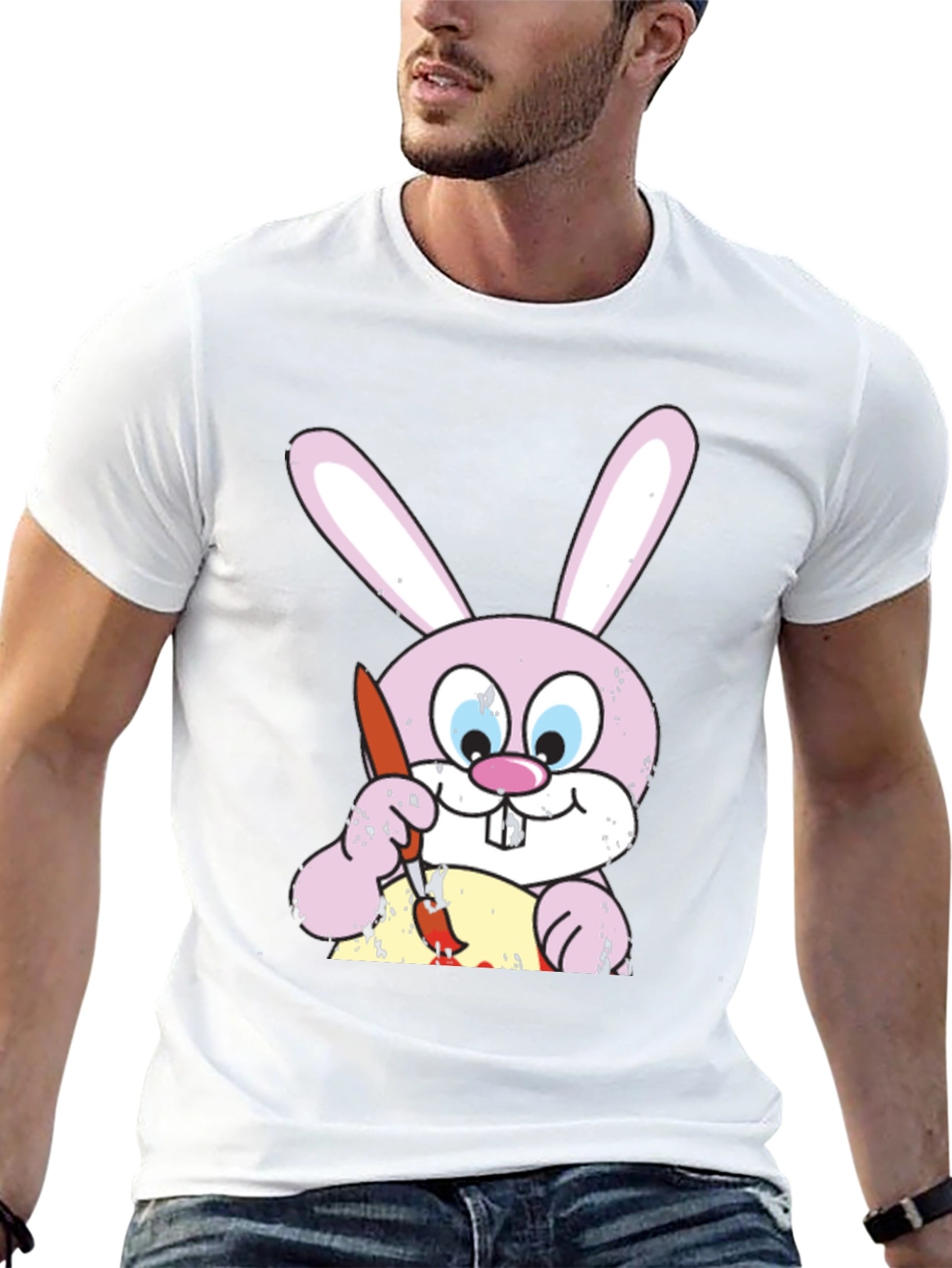 Killer Bunny Graphic T-Shirt