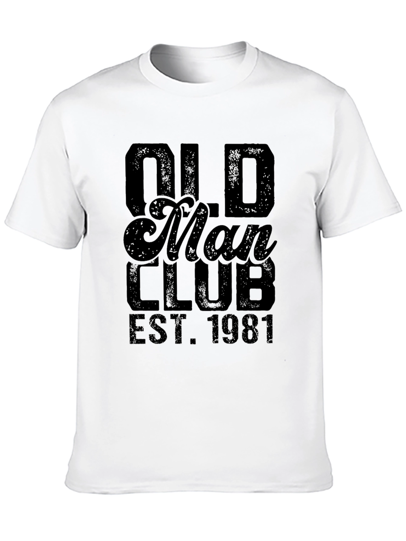 Old Man Club Est. 1981 Black T-Shirt