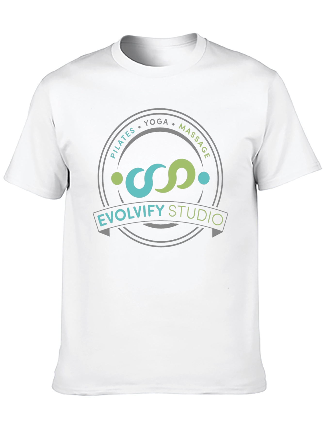 Evolvify Studio T-Shirt - Pilates Yoga Massage Design