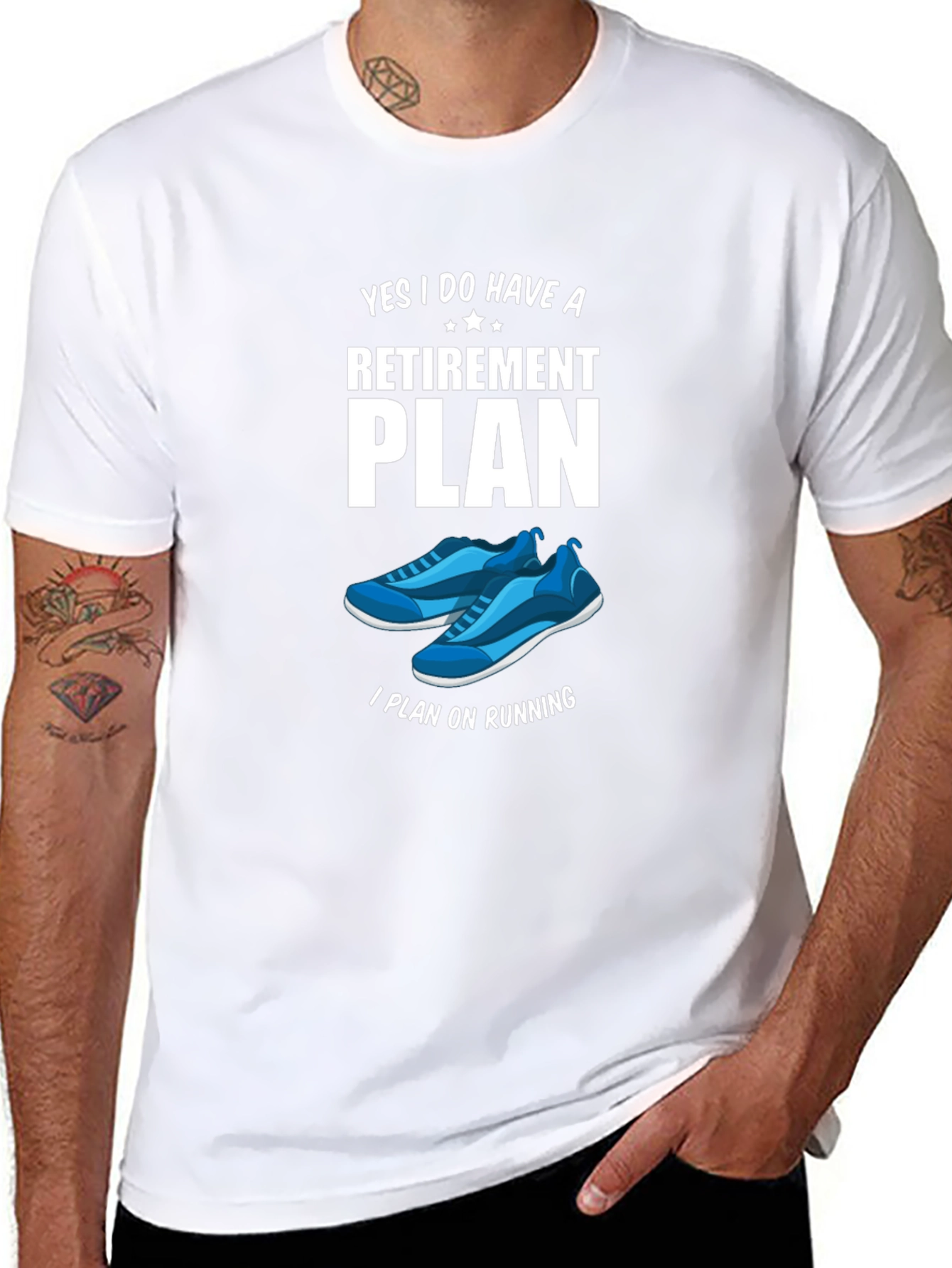 Retirement Plan Running Graphic T-Shirt