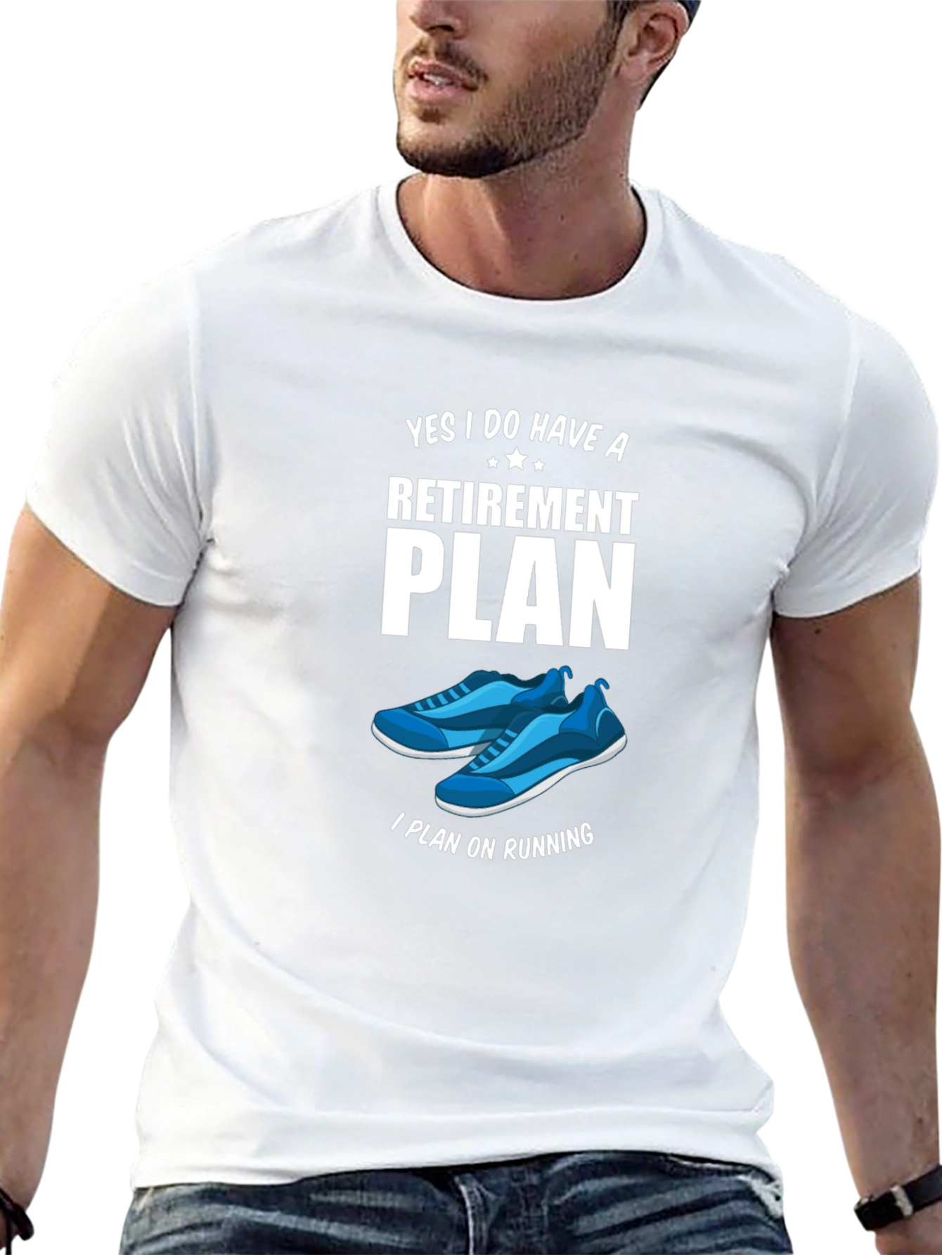 Retirement Plan Running Graphic T-Shirt
