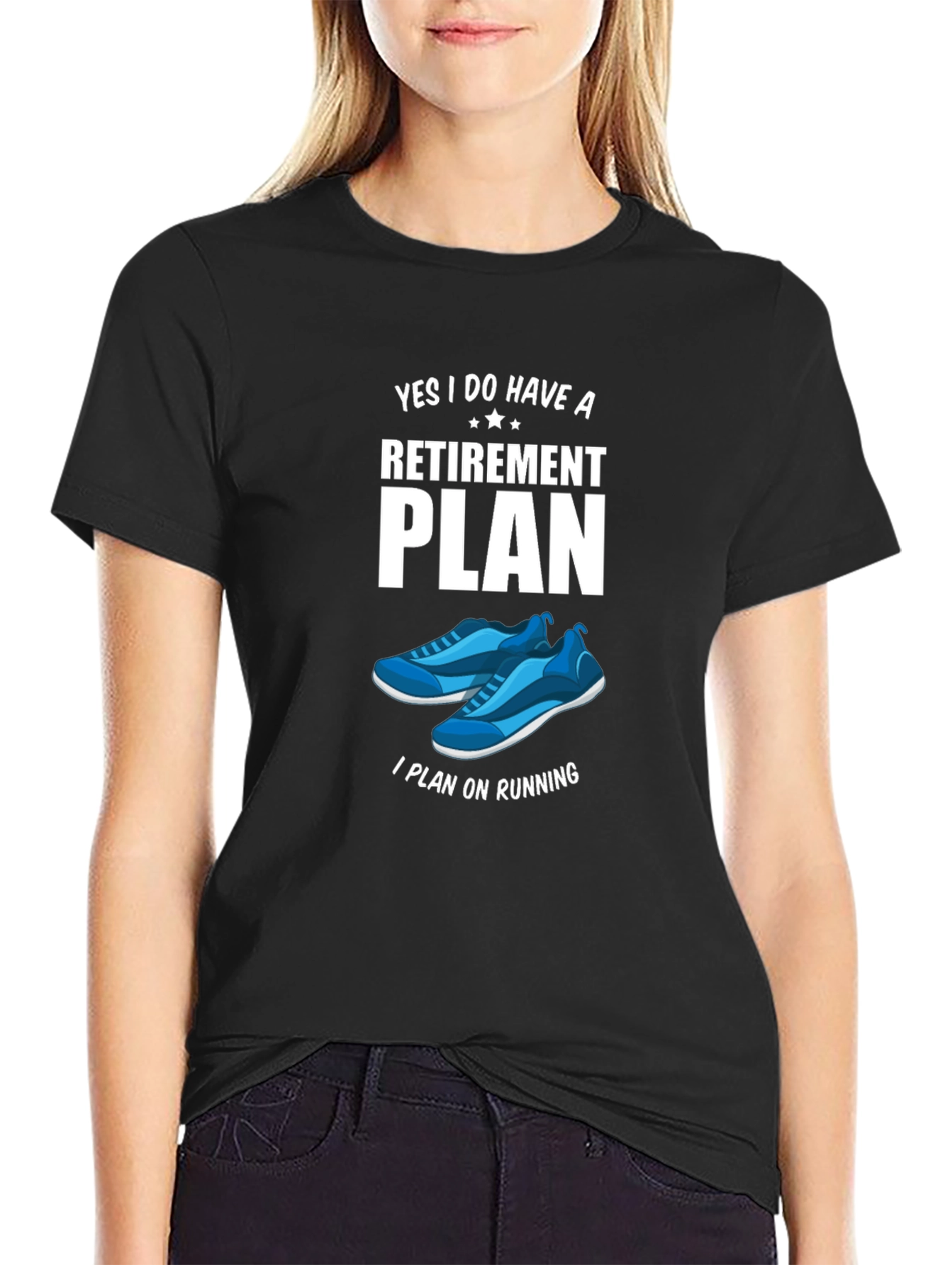 Retirement Plan Running Graphic T-Shirt