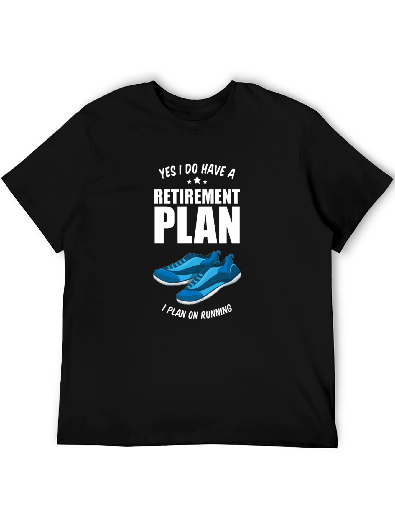 Retirement Plan Running Graphic T-Shirt