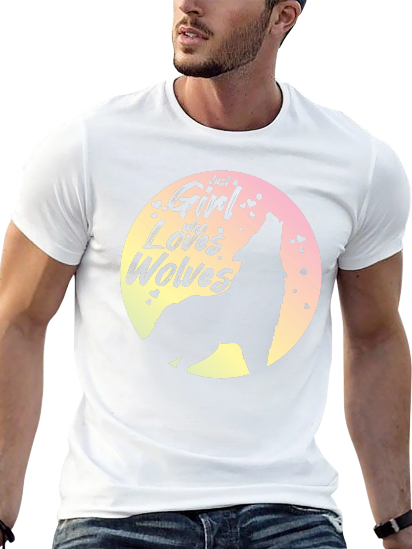 Girl Who Loves Wolves T-Shirt