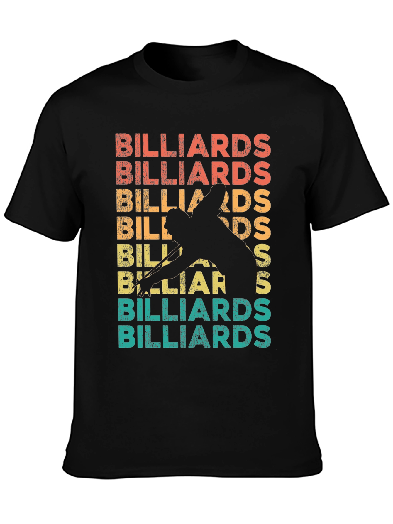 Retro Billiards Graphic T-Shirt - Cue Sports Apparel