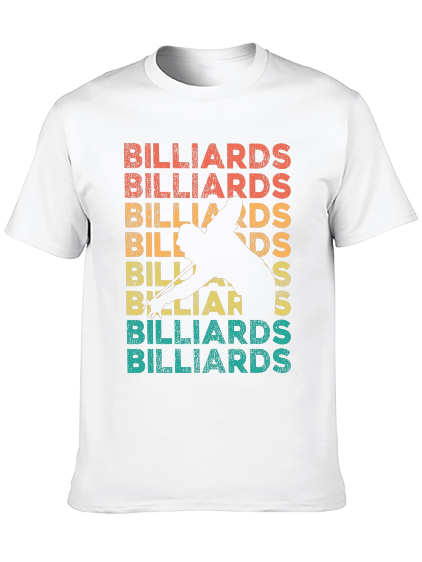 Retro Billiards Graphic T-Shirt - Cue Sports Apparel