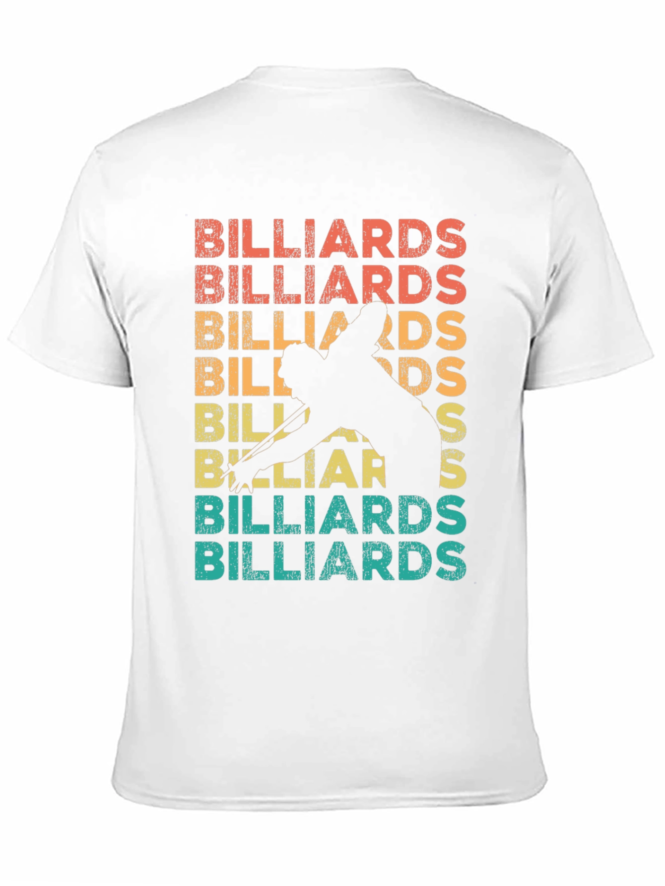 Retro Billiards Graphic T-Shirt - Cue Sports Apparel