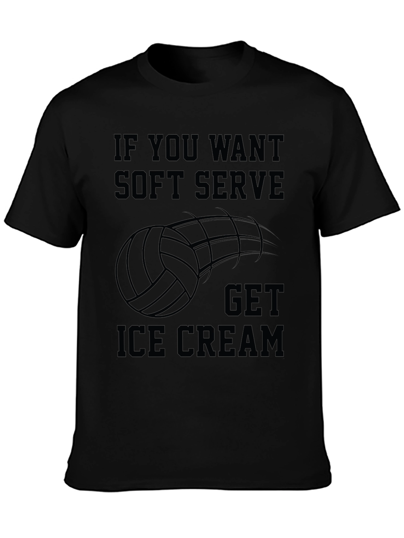 Volleyball Soft Serve Ice Cream T-Shirt