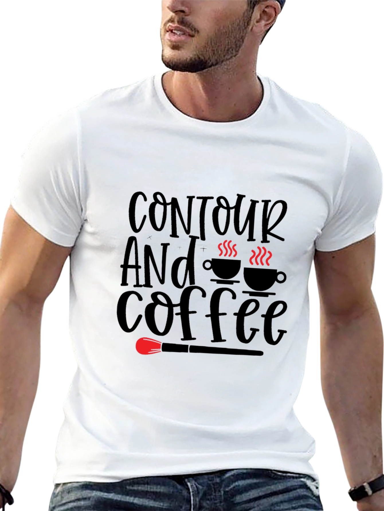 Contour & Coffee Graphic Tee