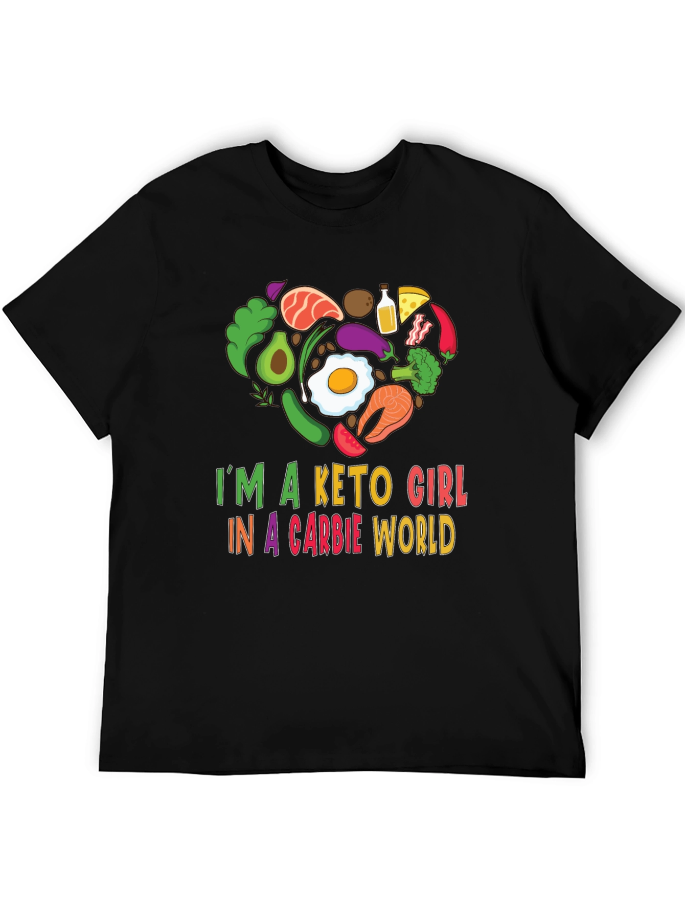 Keto Girl T-Shirt Low Carb Lifestyle Tee