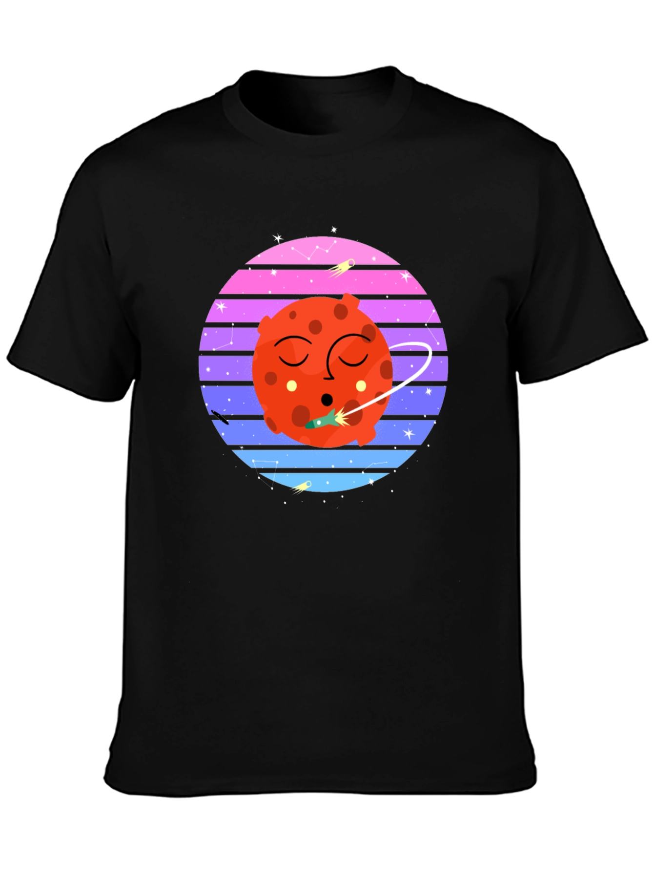 Retro Space Mars T-Shirt