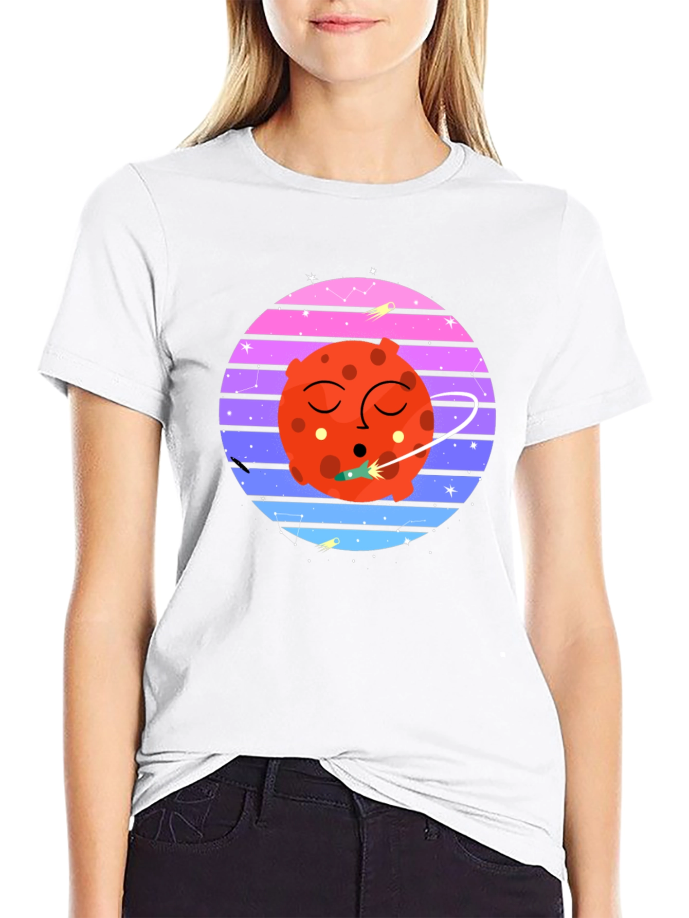 Retro Space Mars T-Shirt