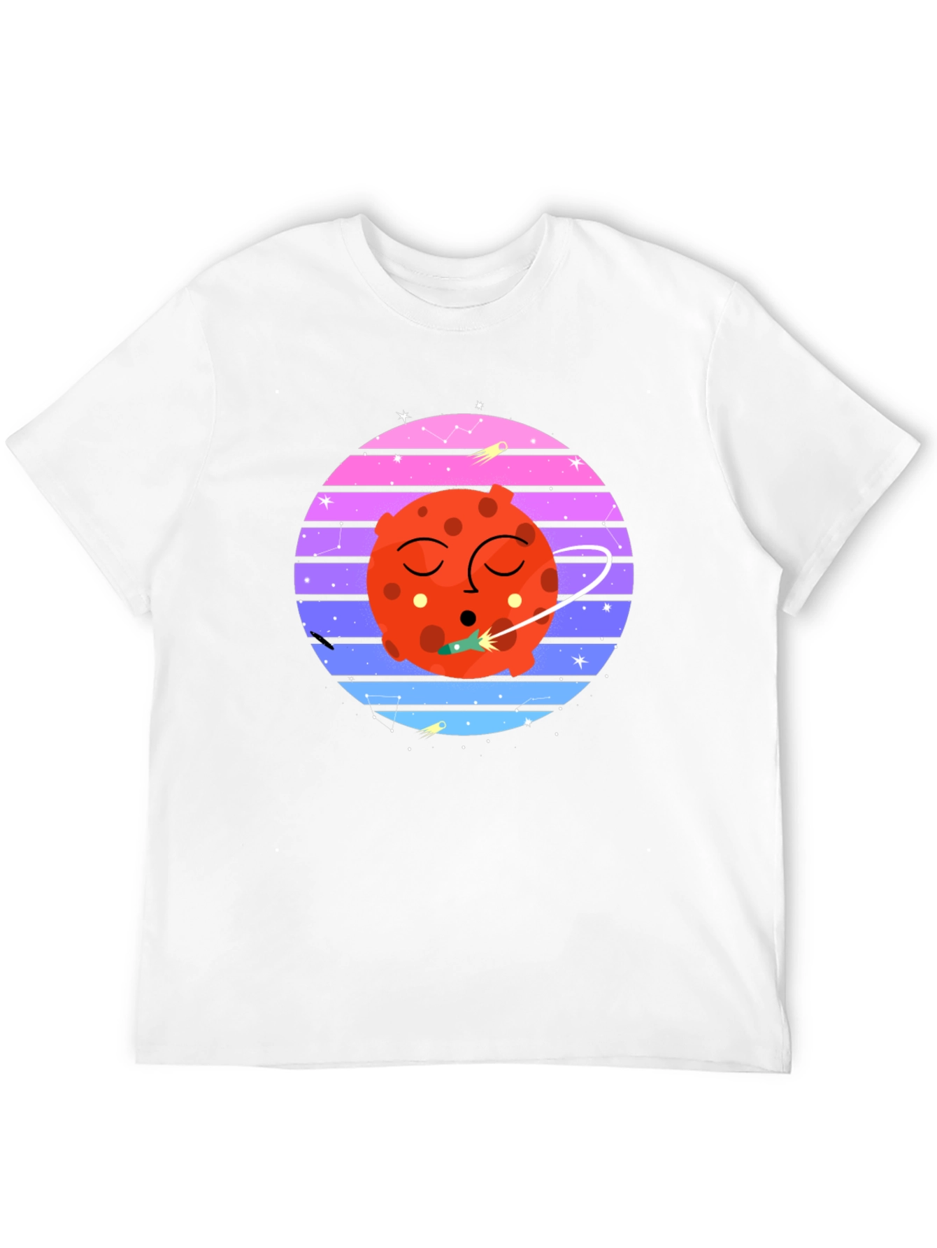 Retro Space Mars T-Shirt