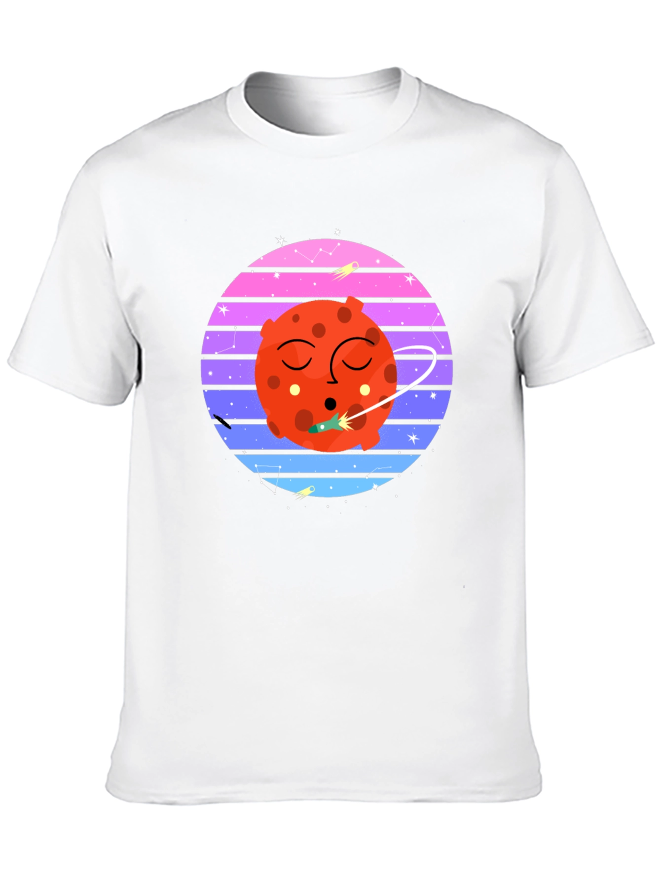 Retro Space Mars T-Shirt