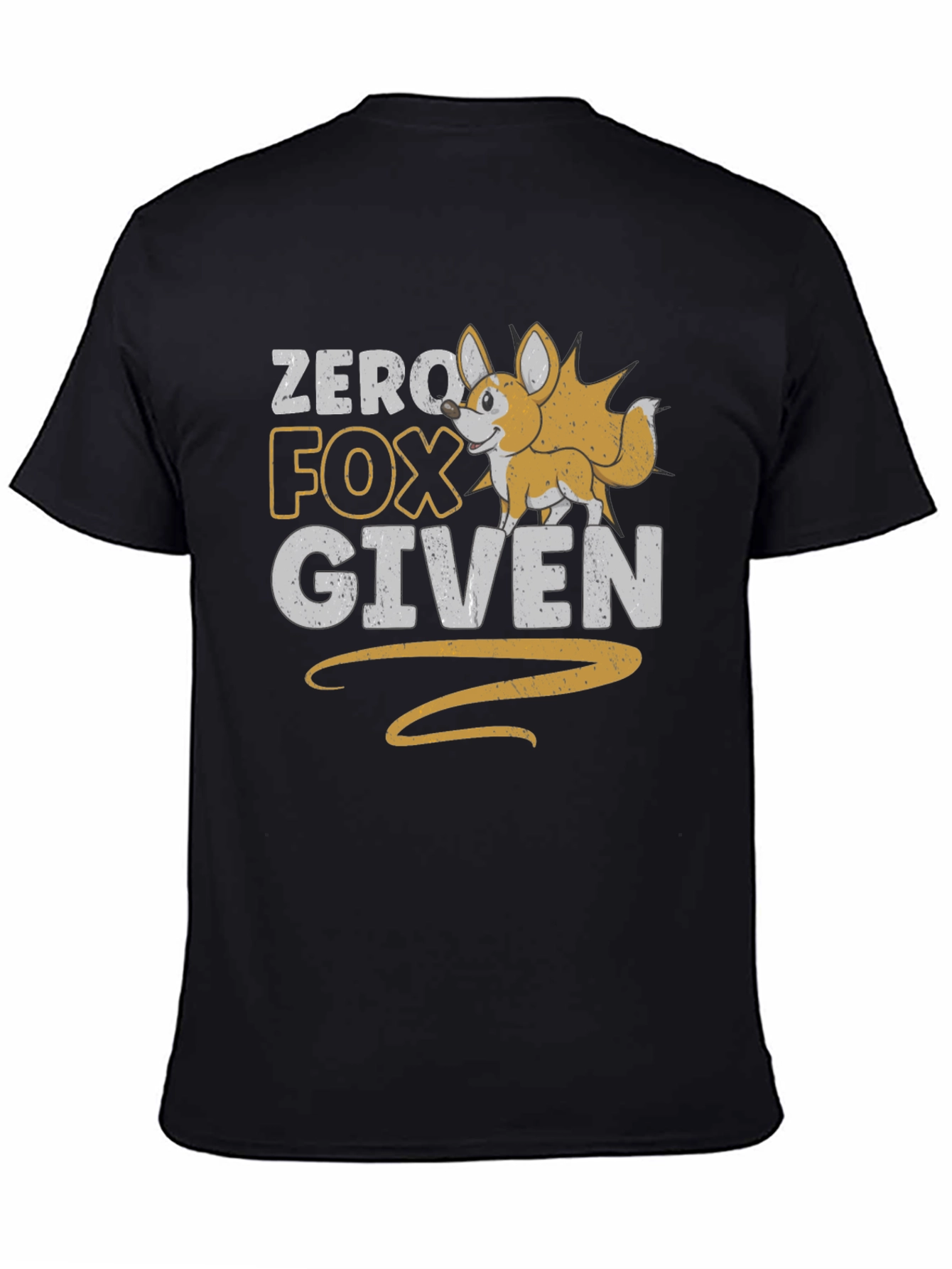 Zero Fox Given Graphic T-Shirt - Funny Novelty Tee