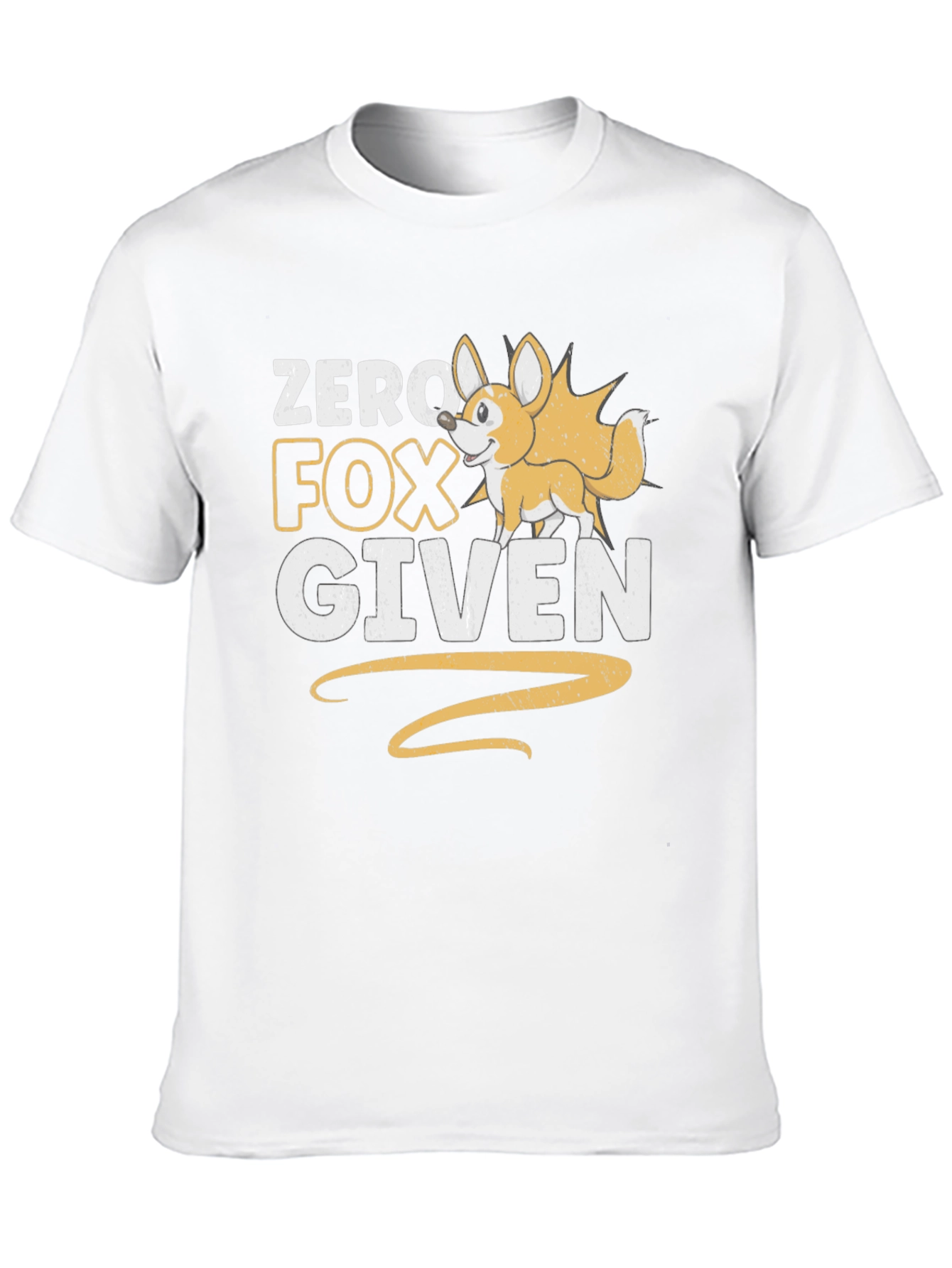 Zero Fox Given Graphic T-Shirt - Funny Novelty Tee