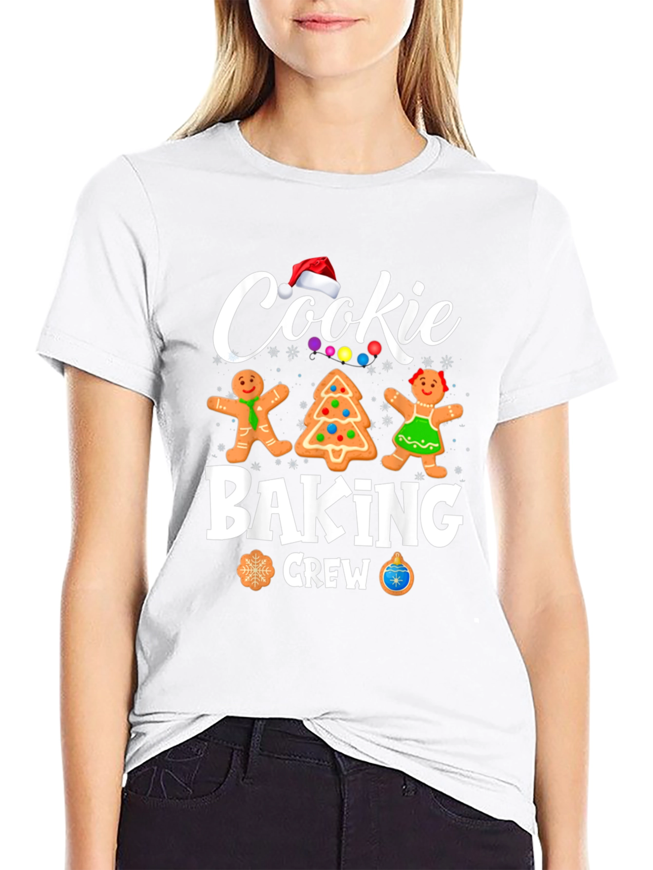 Cookie Baking Crew Christmas T-Shirt