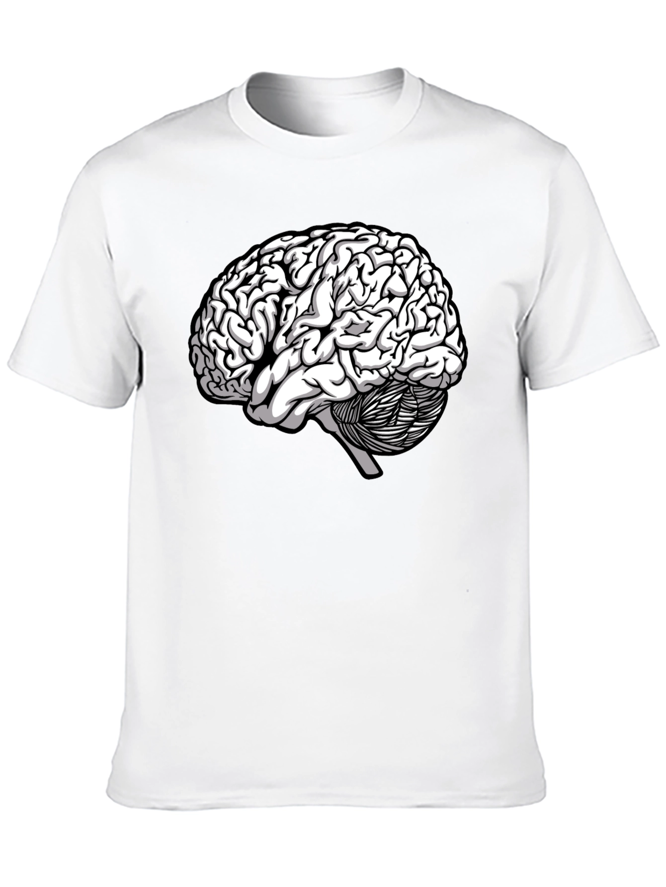 Brain Graphic Tee - Anatomical Style