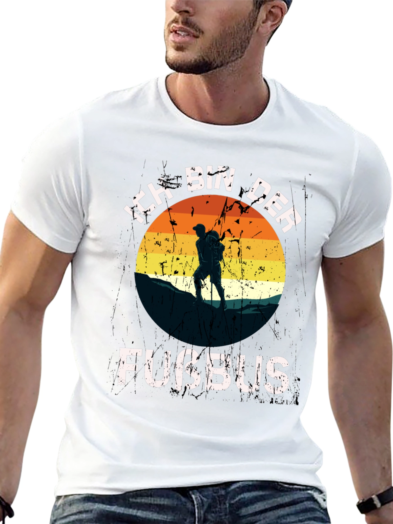 Ich Bin Der Fußbus T-Shirt Hiking Outdoor