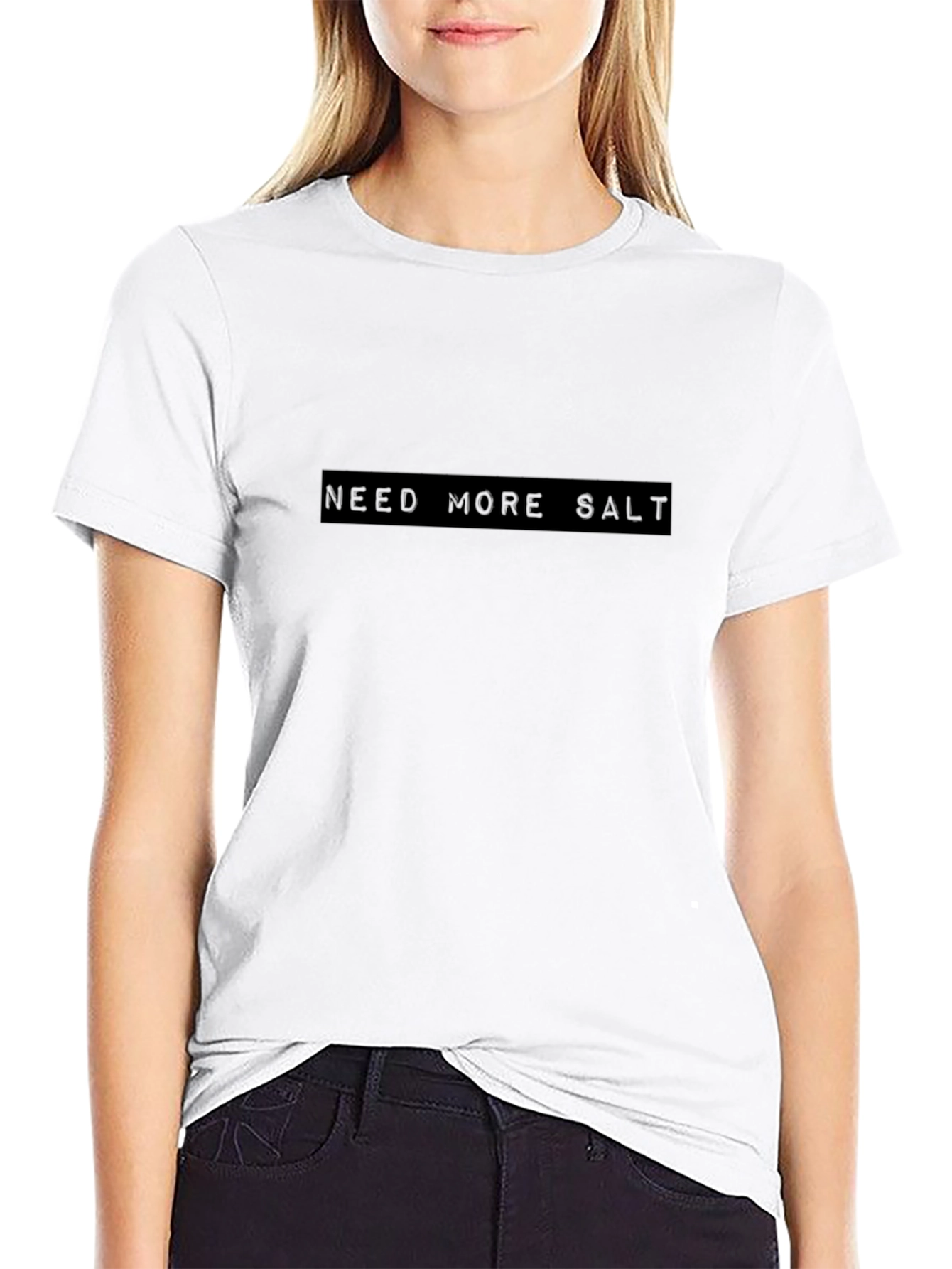 Need More Salt Black T-Shirt - Casual Tee