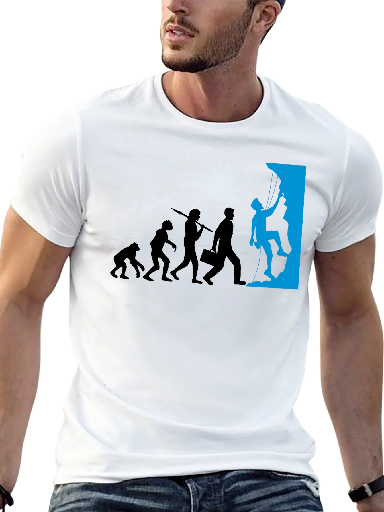 Evolution to Climber T-Shirt - Black