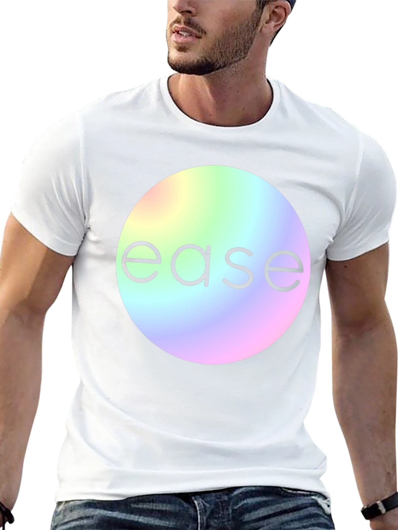 Ease Rainbow Graphic T-Shirt