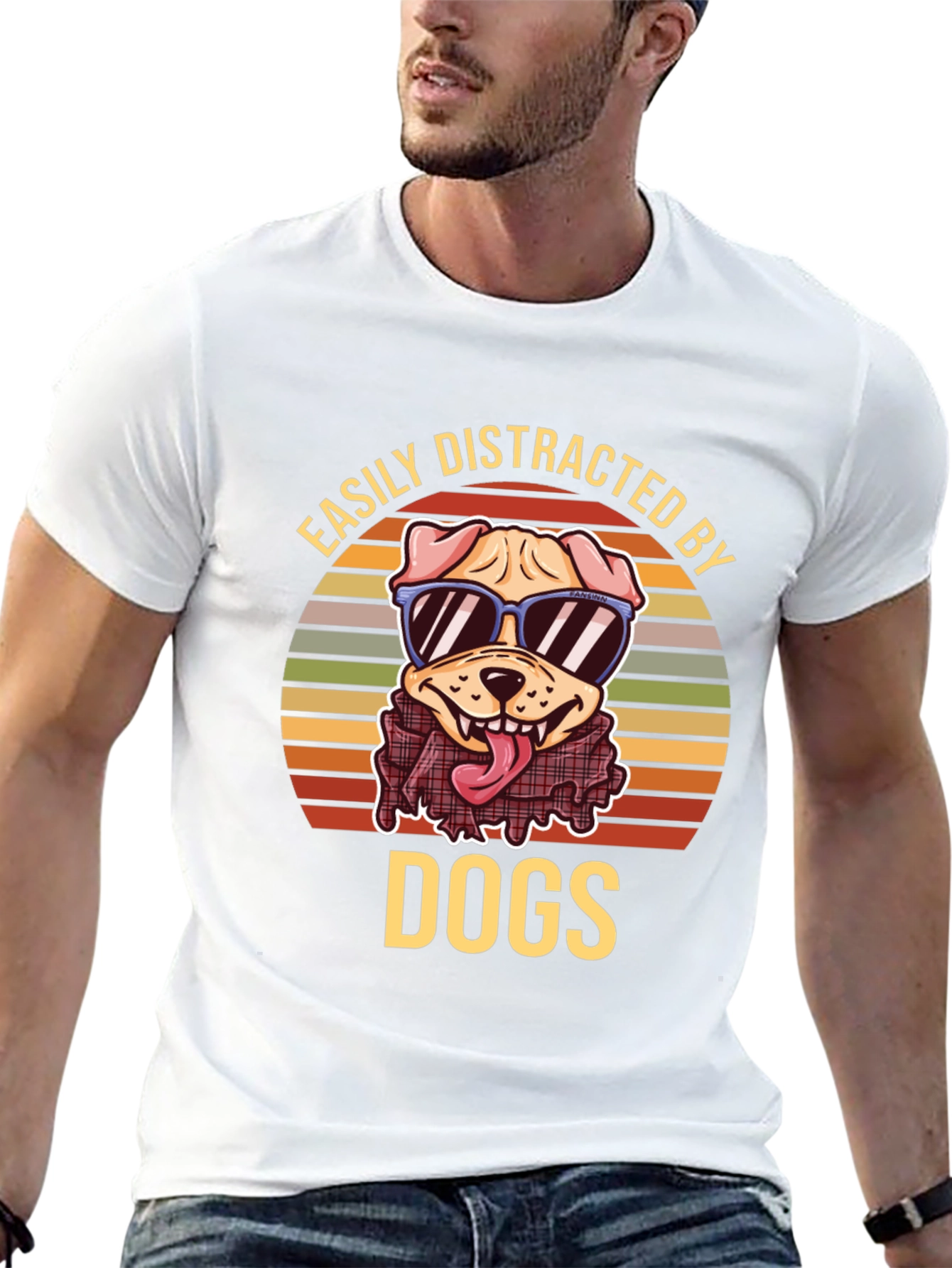 Easily Distracted By Dogs T-Shirt