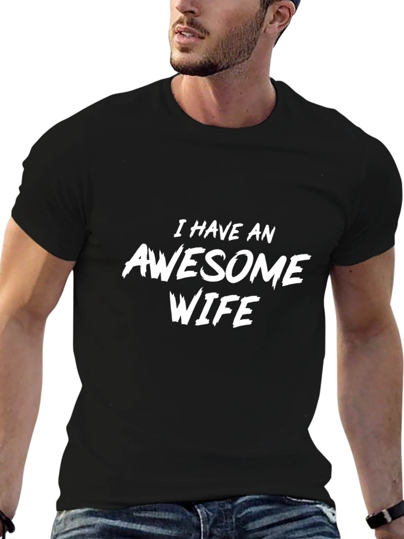 Awesome Wife T-Shirt - Black Graphic Tee