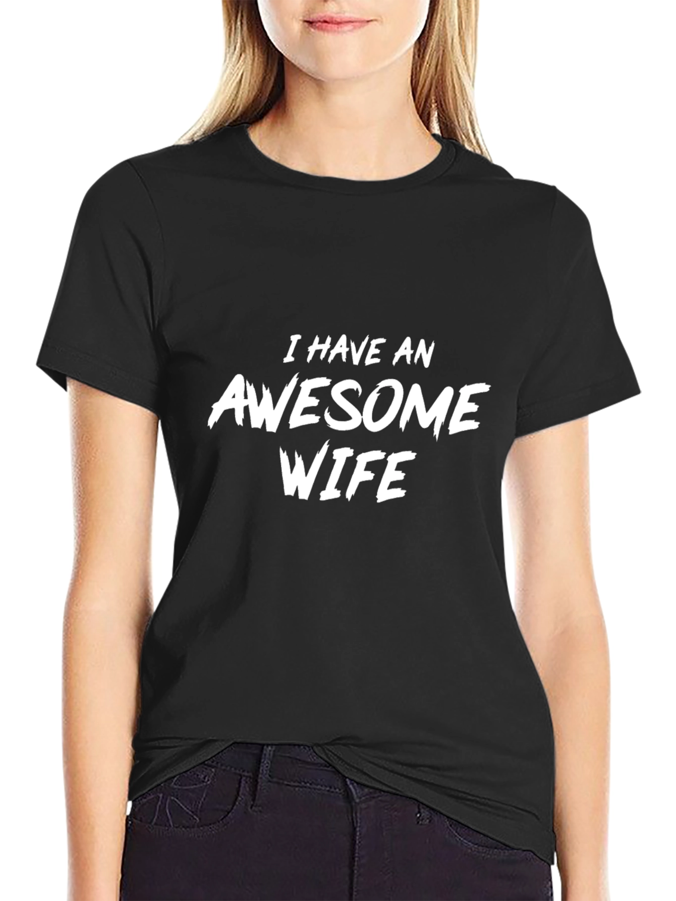 Awesome Wife T-Shirt - Black Graphic Tee