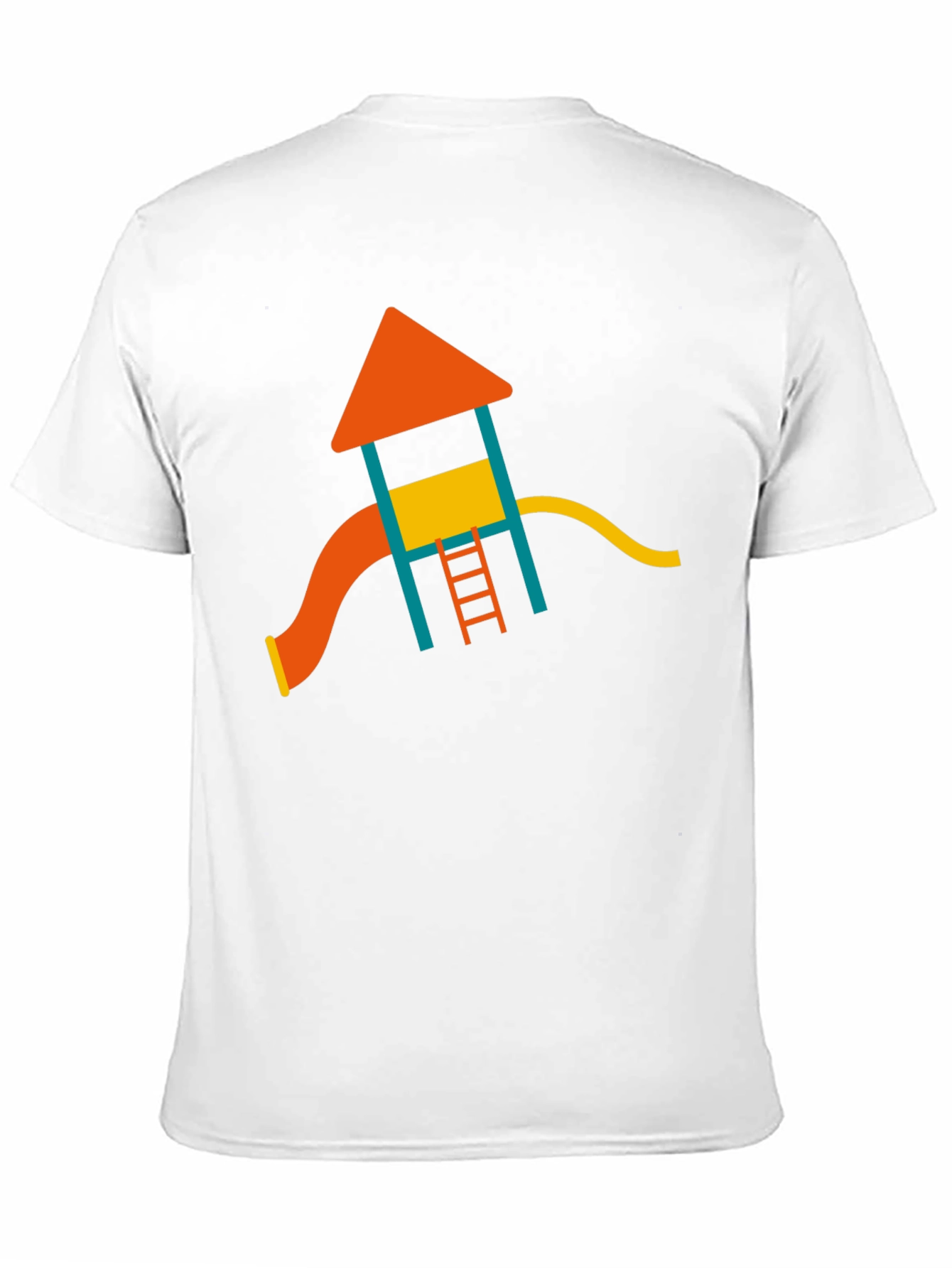Playground Fun Graphic Tee - Soft Black Cotton