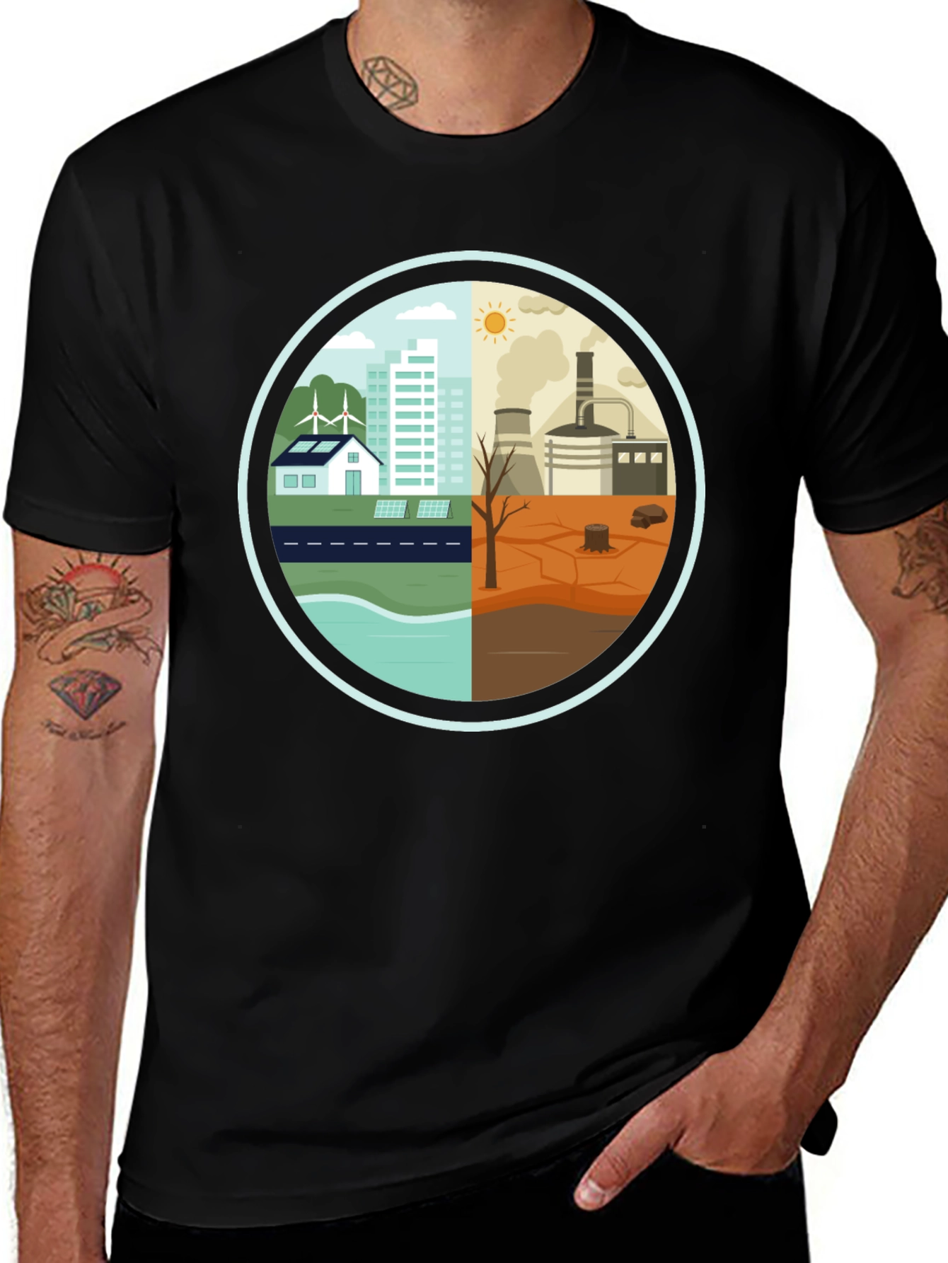 Eco-Friendly Climate Change T-Shirt