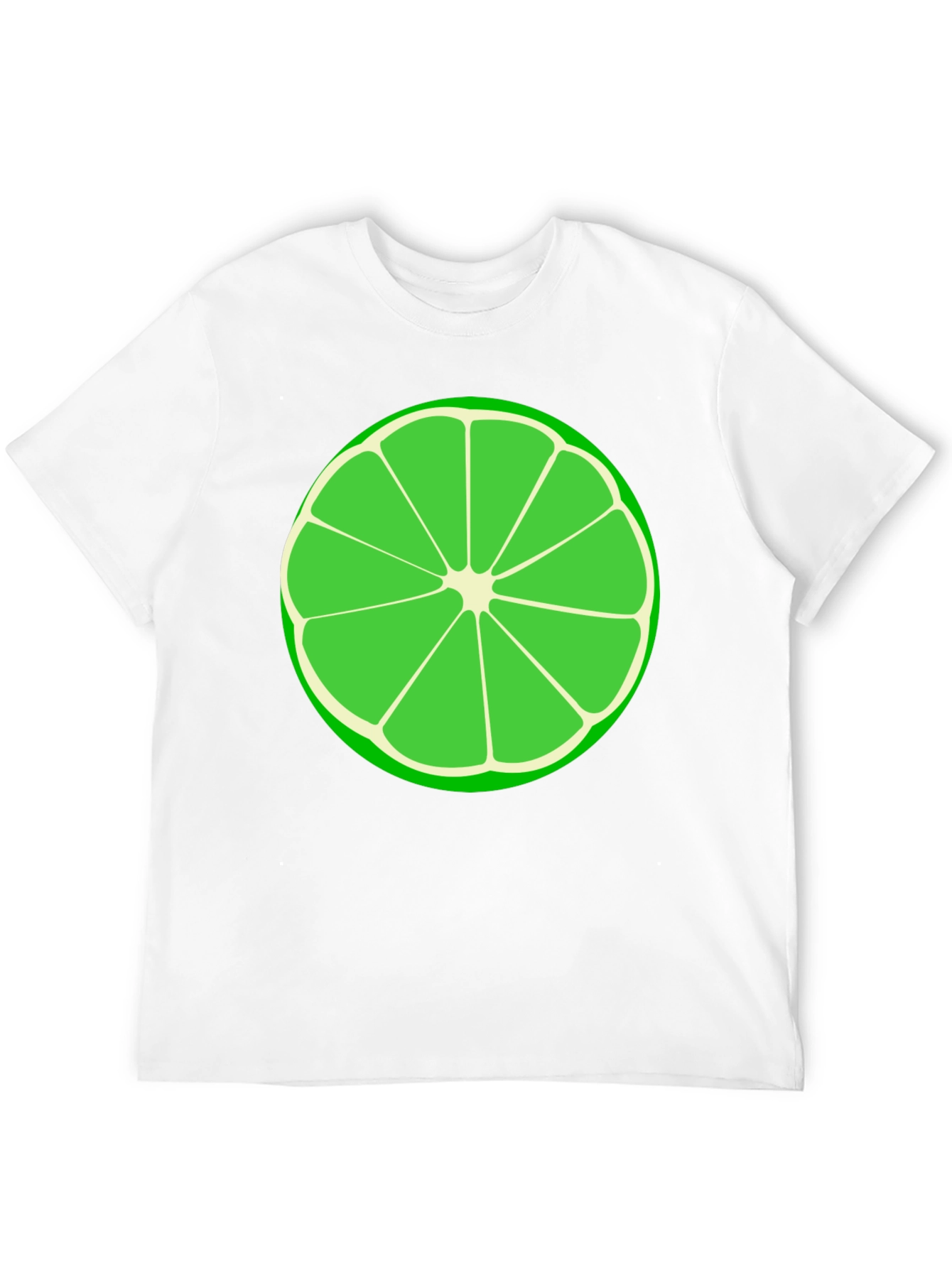 Lime Slice Graphic Tee - Black