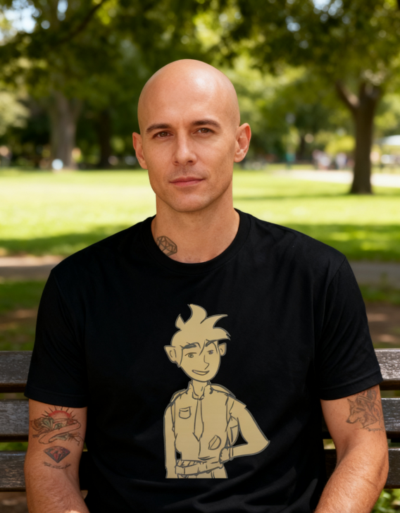 Cartoon Character Graphic Tee