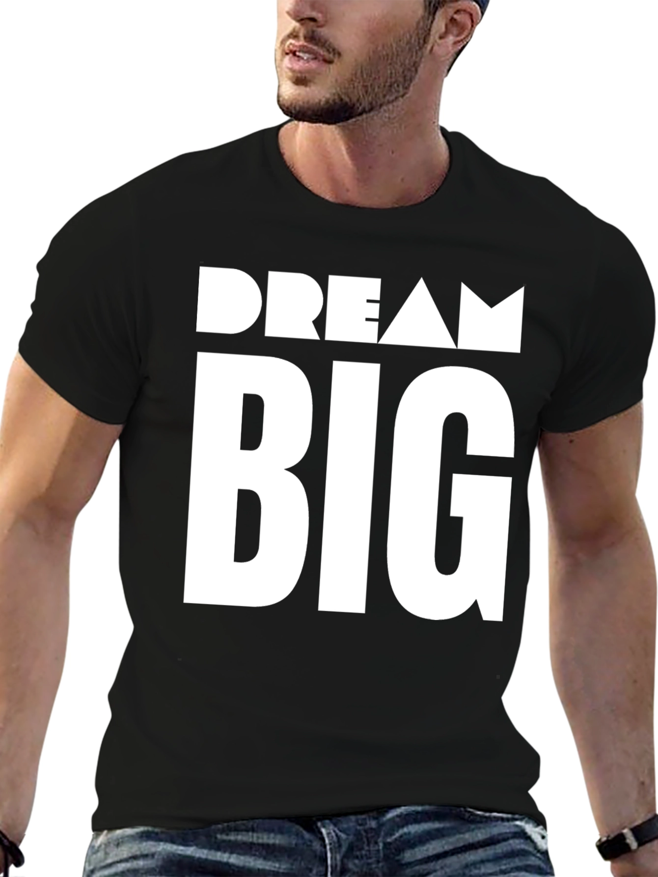 Dream Big Graphic Print Tee