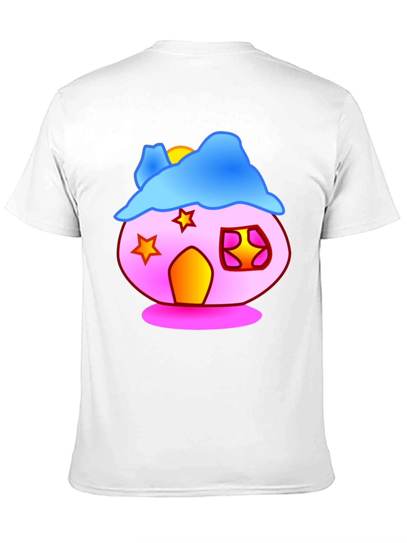 Whimsical House Graphic T-Shirt