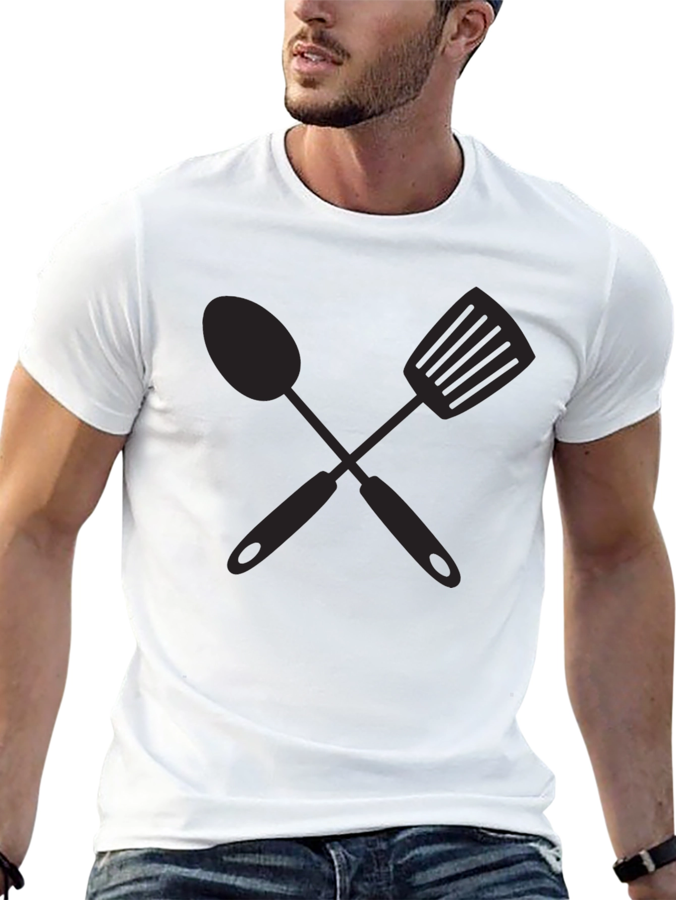 Chefs Crossed Utensils Graphic Tee