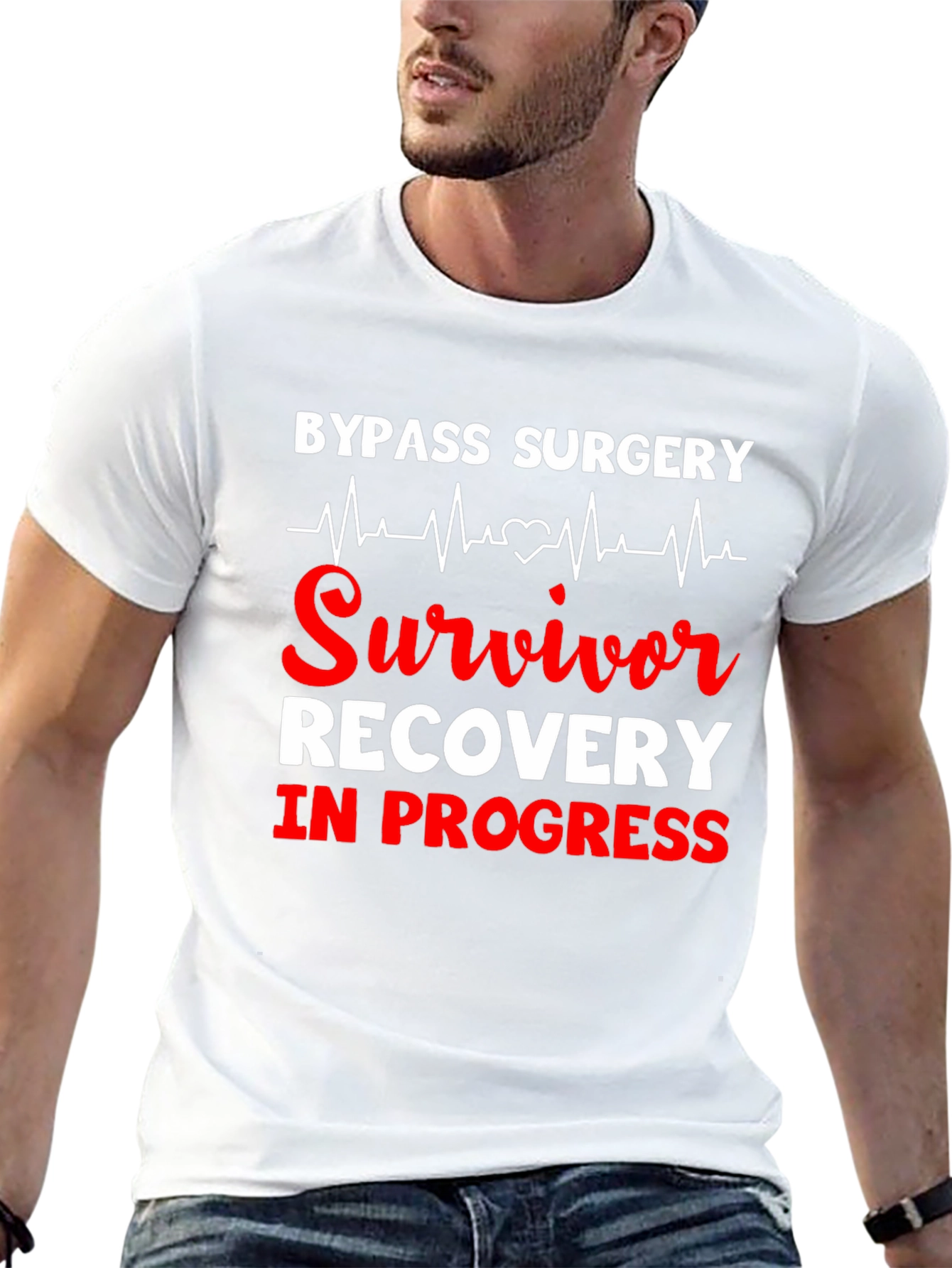 Bypass Surgery Survivor T-Shirt - Recovery in Progress