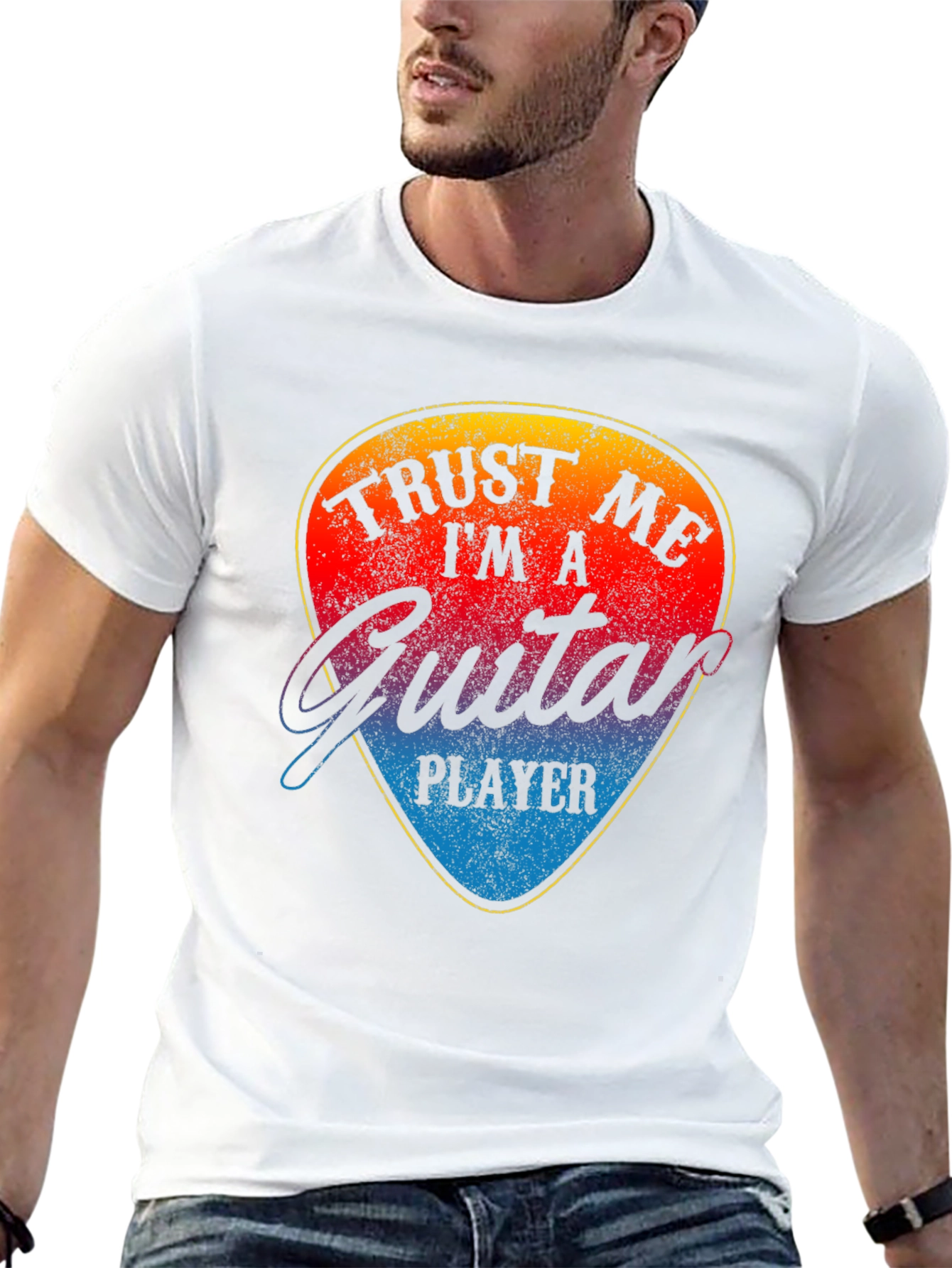 Trust Me Im A Guitar Player Black T-Shirt