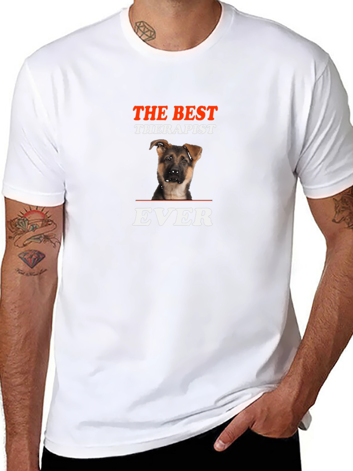 The Best Therapist Ever Dog T-Shirt