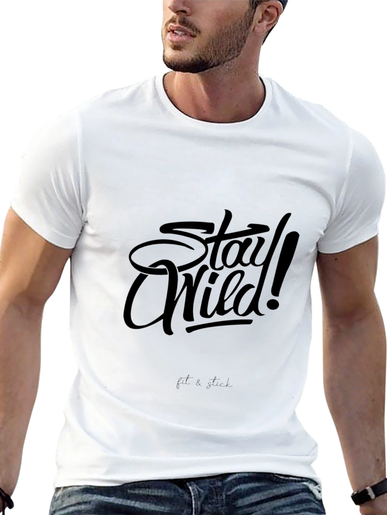 Stay Wild T-Shirt - Black