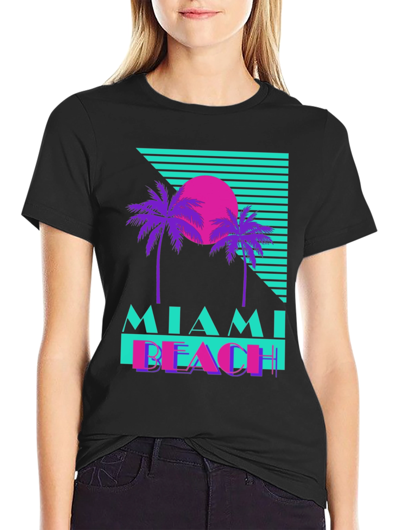 Miami Beach Retro T-Shirt