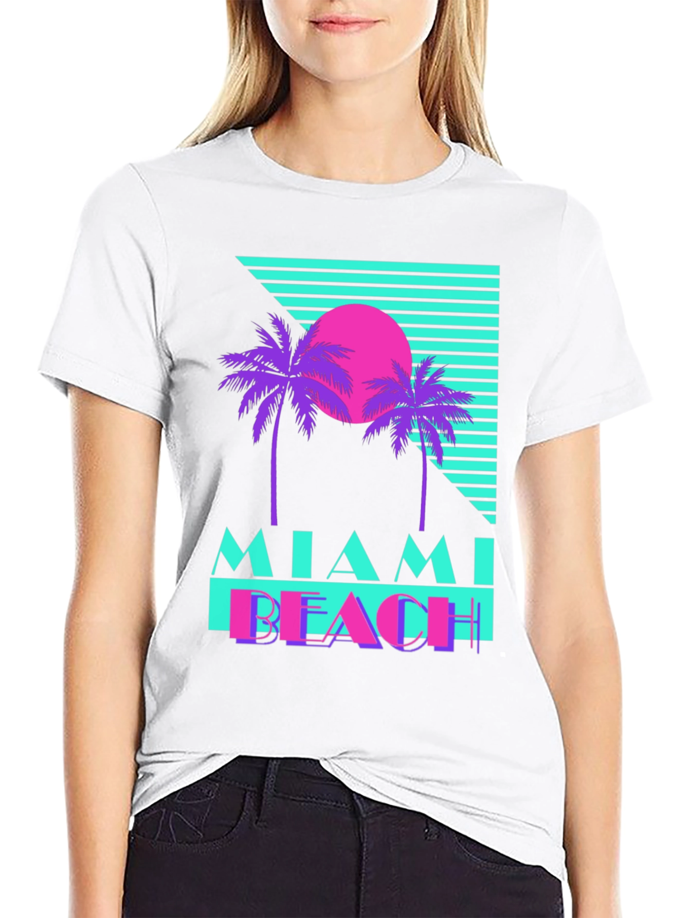Miami Beach Retro T-Shirt