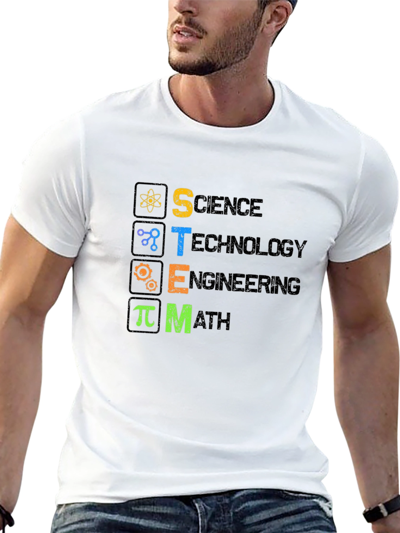 STEM Science Tech Engineering Math T-Shirt