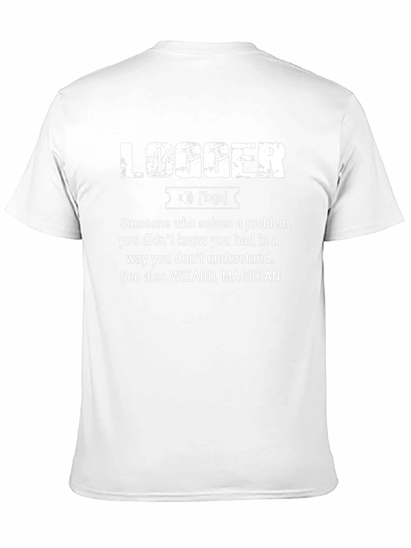 Logger Definition Graphic Tee - Funny Tech T-Shirt