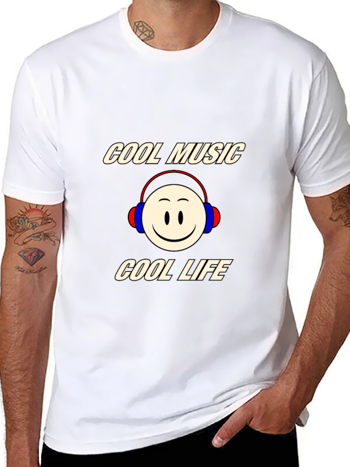 Cool Music Cool Life Graphic Tee